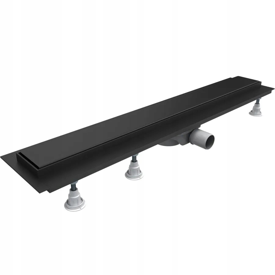 Odpływ liniowy Schedpol Base-Low Black Steel 70 cm czarny mat