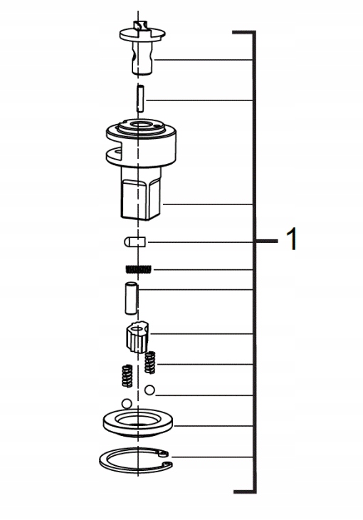 Wrzeciono komplet MIlwaukee M12FIR38