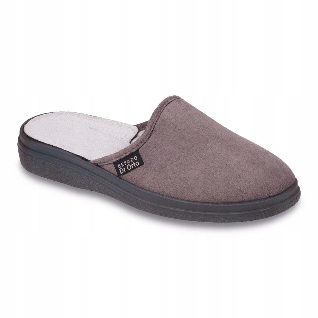 

Szare Tkanina Buty Kobiety Kapcie Befado r.36