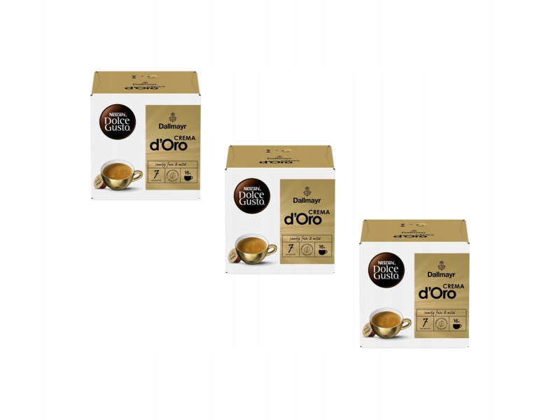 Kapsułki Nescafe Dallmayr Crema D Oro do Nescafe Dolce Gusto 3 x 16 szt.
