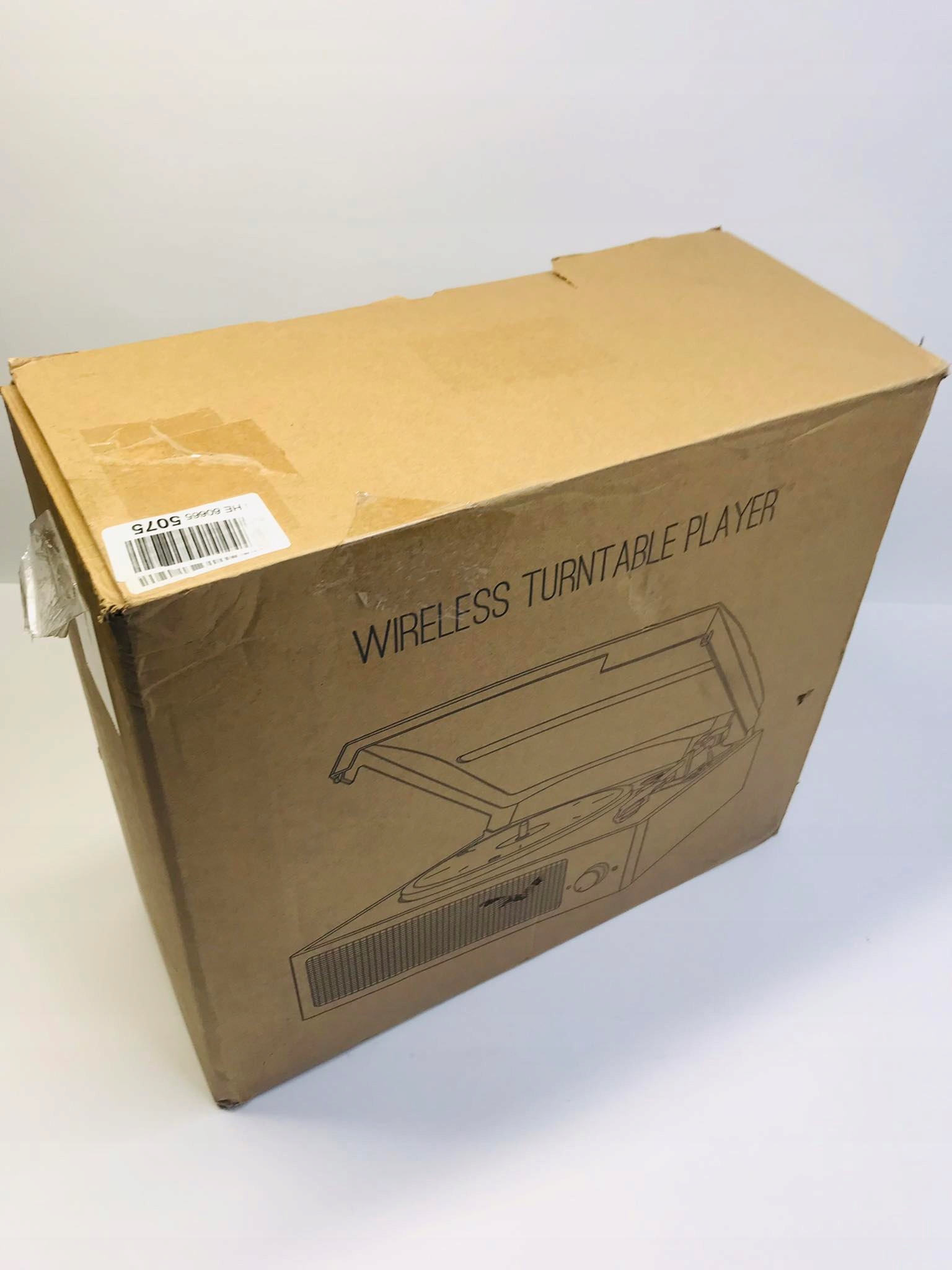 Gramofon MASOCO 3-biegowy Bluetooth AUX RCA Stan opakowania otwarte