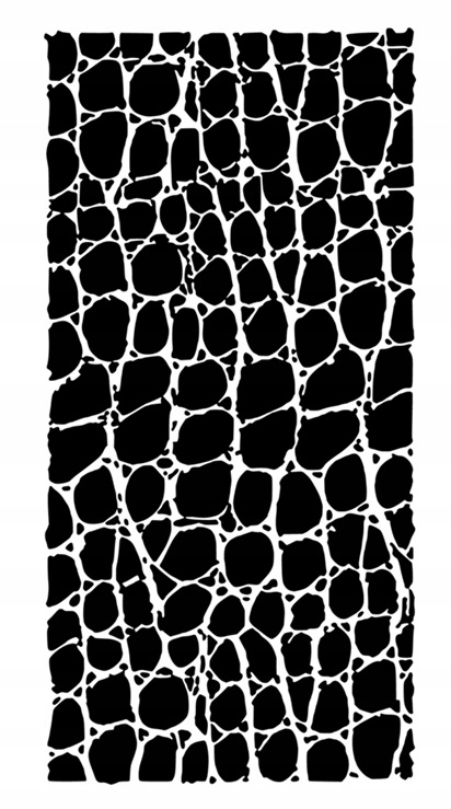 Architektonický beton Dekorativní Omítka Malířská Šablona hadí kůže 130 cm