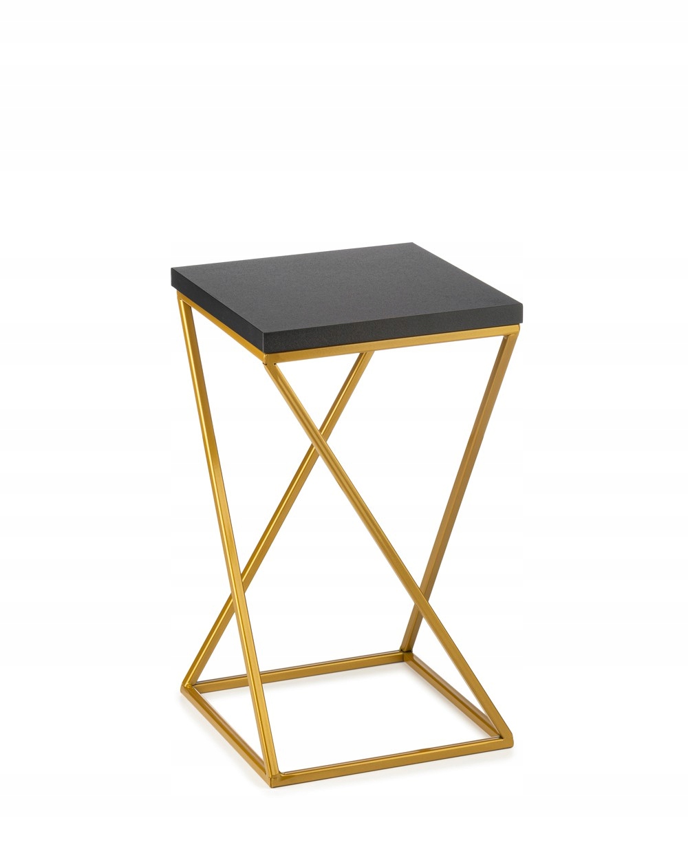 

Stojący Kwietnik Stojak Na Kwiaty Loft 40 cm Złoty