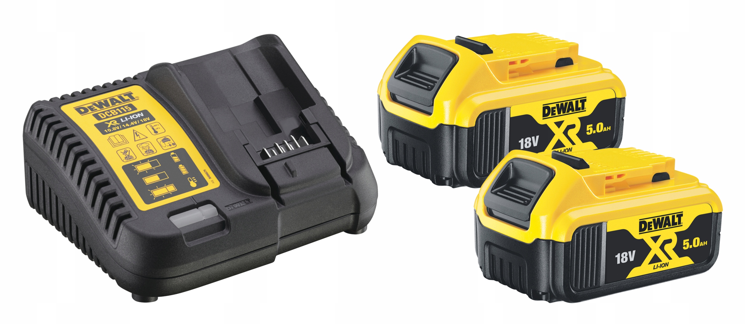 

Dewalt DCB115P2 2x Akumulator DCB184 5AH +ładowark