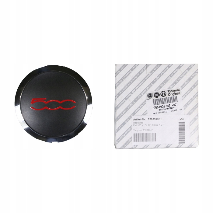 Крышка колесного диска Fiat 500