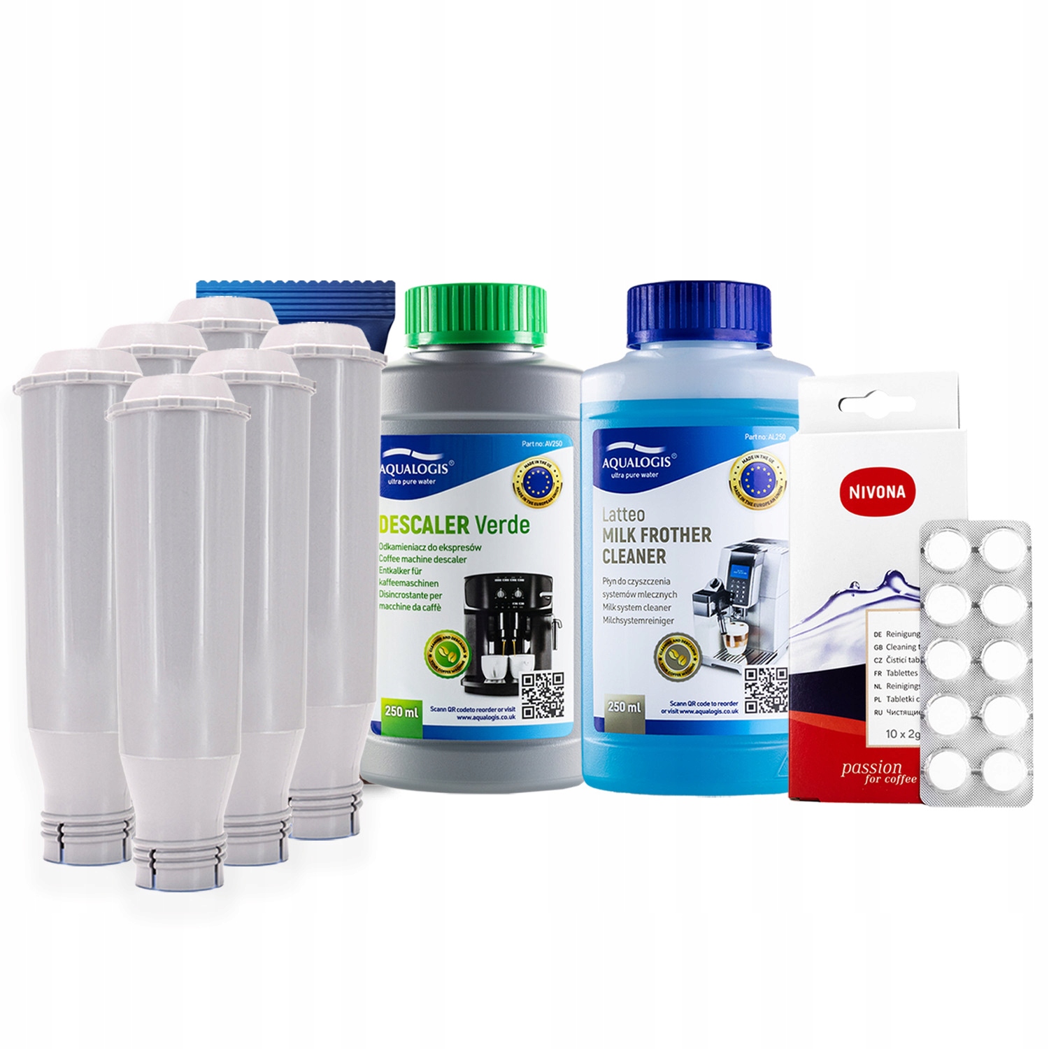 x6 Filtr do kávovaru Nivona AL-TES46 Tablety Tekutina Odvápňovač