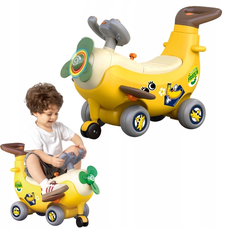 Dumel Discovery Jeździk Bananolot Pchacz Samochód Dla Dzieci Interaktywny