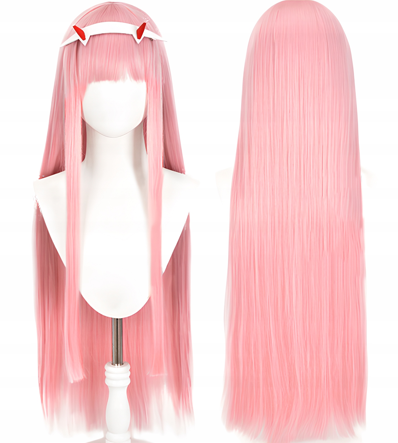 

Peruka Włosy Zero Two Cosplay Anime Kostium 73 CM