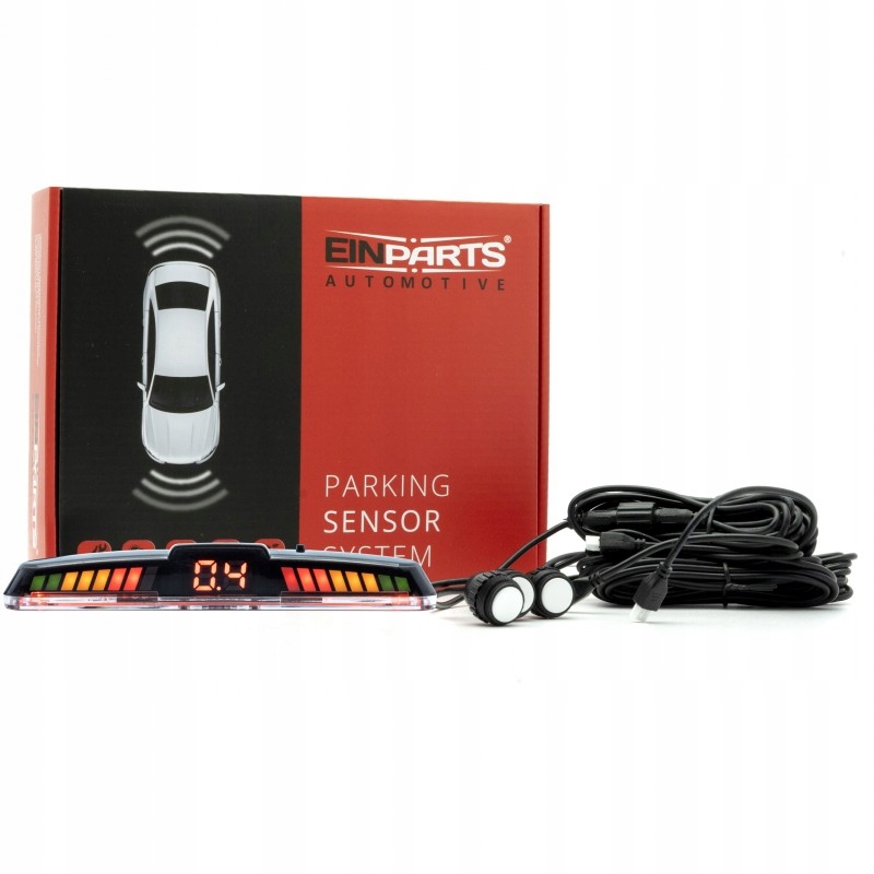 Світлодіодні РК-датчики паркування заднього ходу білий