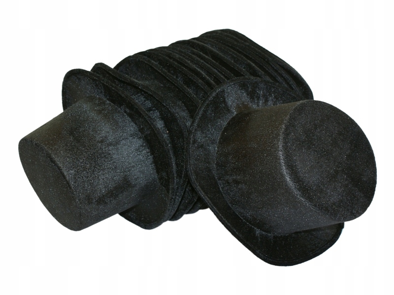 

Cylinder welurowy czarny