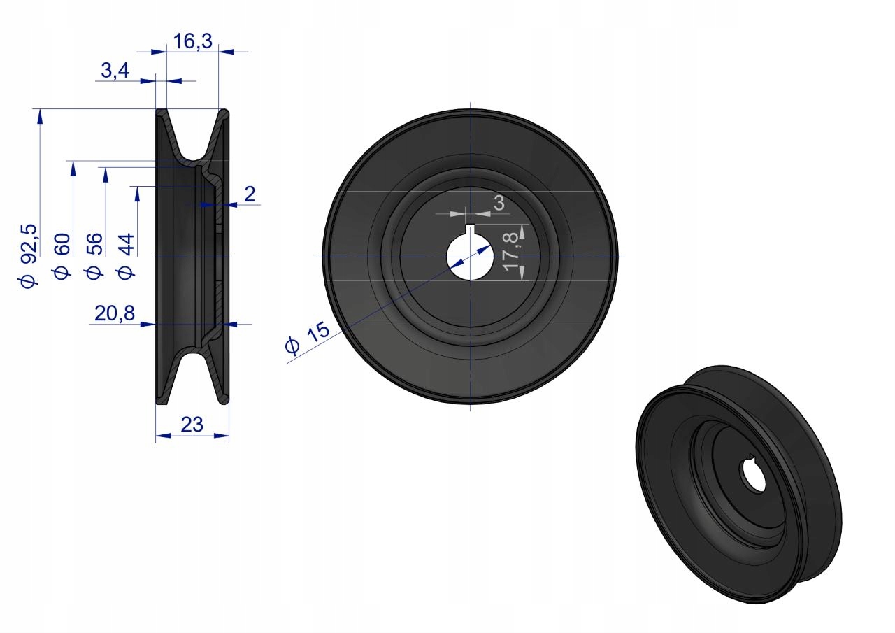 RM Koło pasowe alternatora EX260000EX C-360 EXPOM KWIDZYN eu Producent części Rolmar