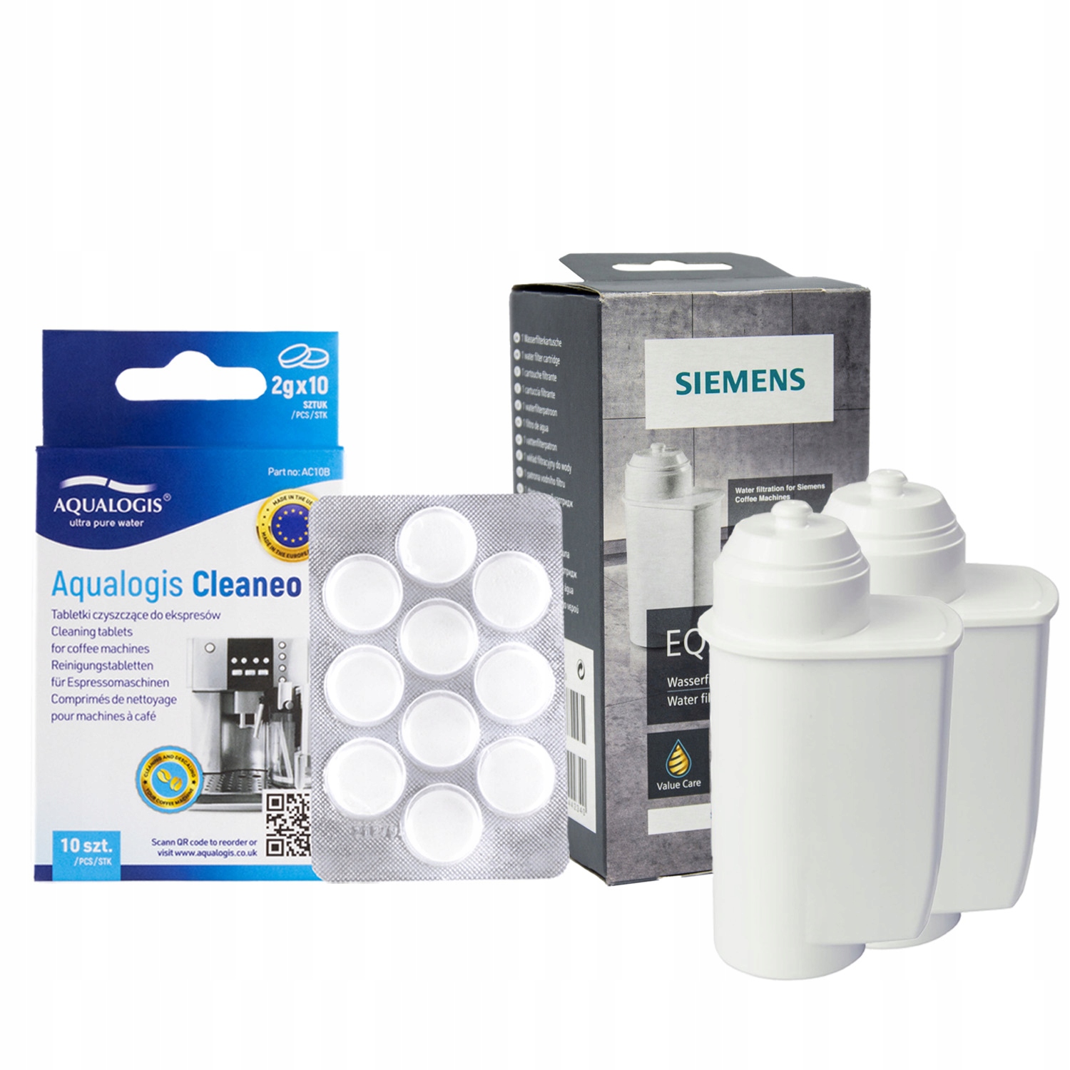 3x Filtr vody Intenza TZ70003 pro kávovar Siemens tablety Cleaneo