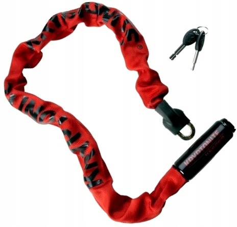 Zapięcie łańcuch Kryptonite Keeper 785 85 cm czerwone
