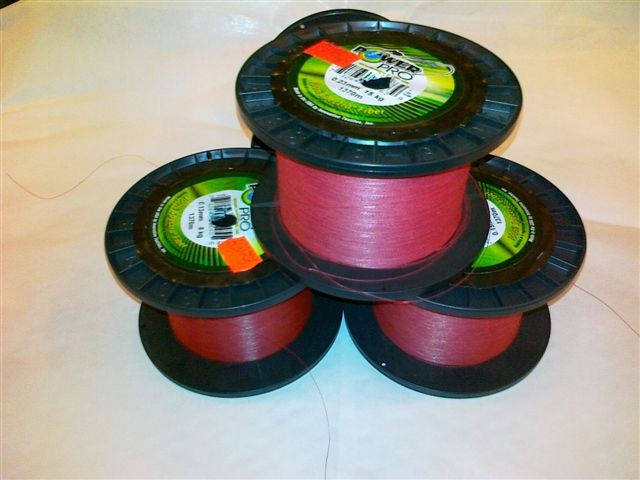 Plecionka Power Pro czerwona 0,23mm 15kg na metry