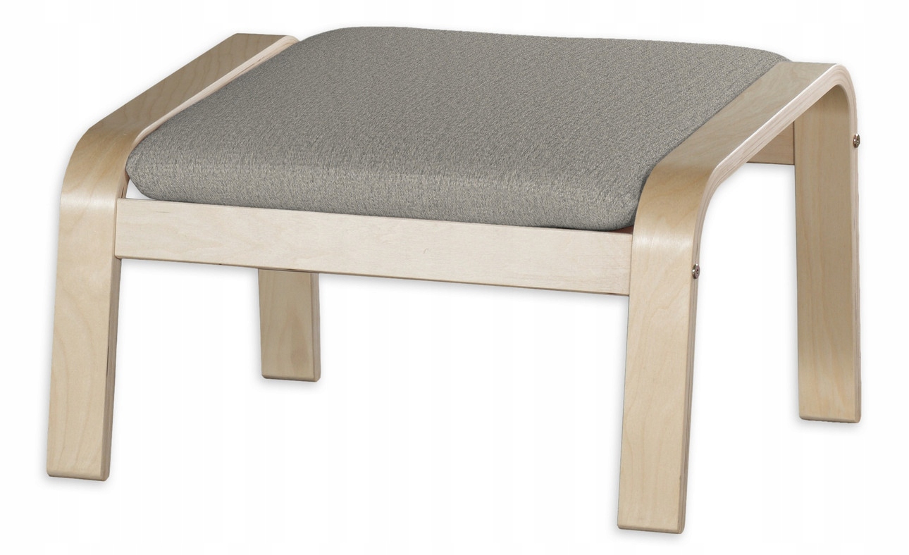 Dekoria Polštář na podnožku Poäng Ikea šedý
