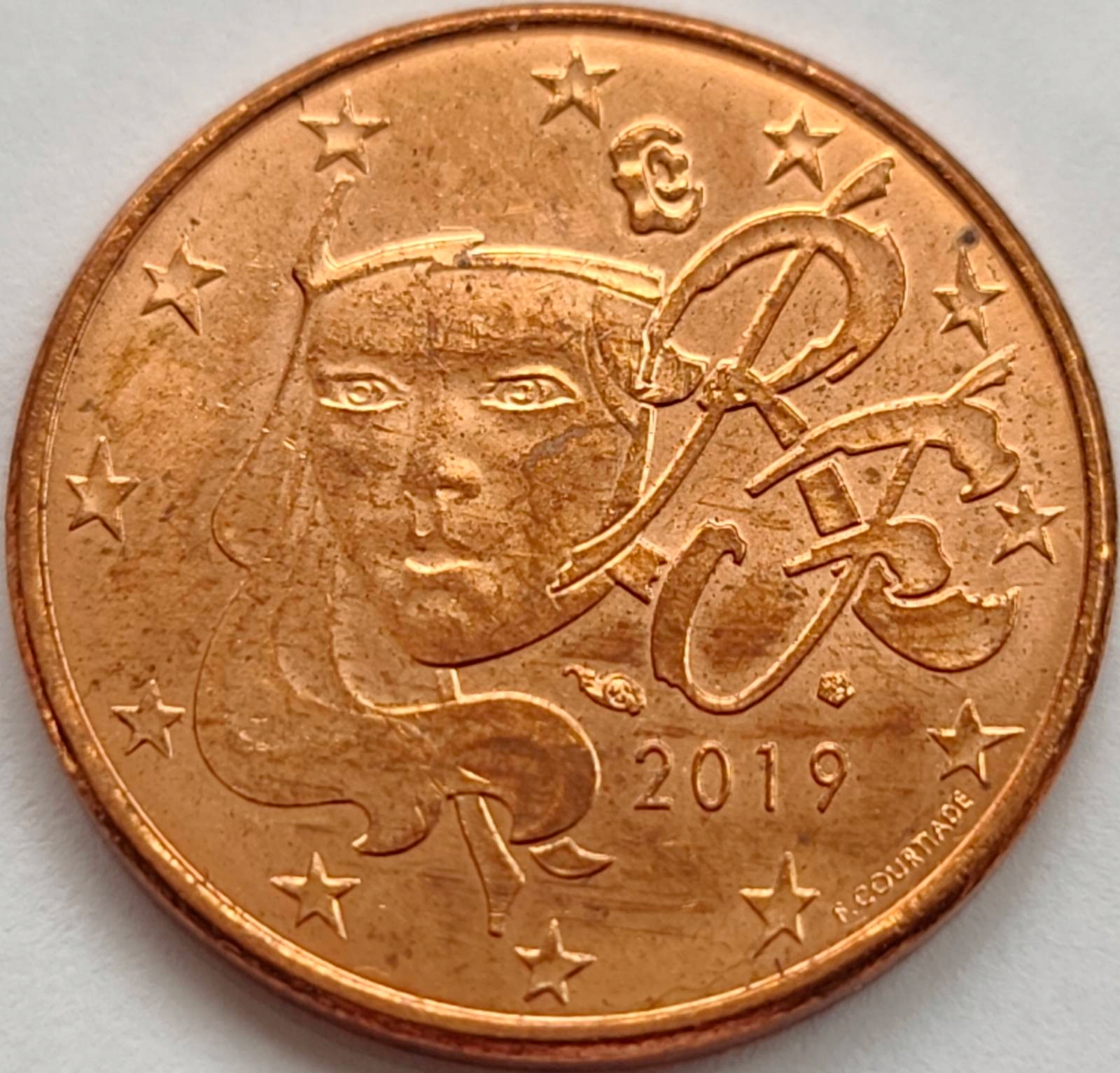 4434 - Francja 5 eurocentów, 2019