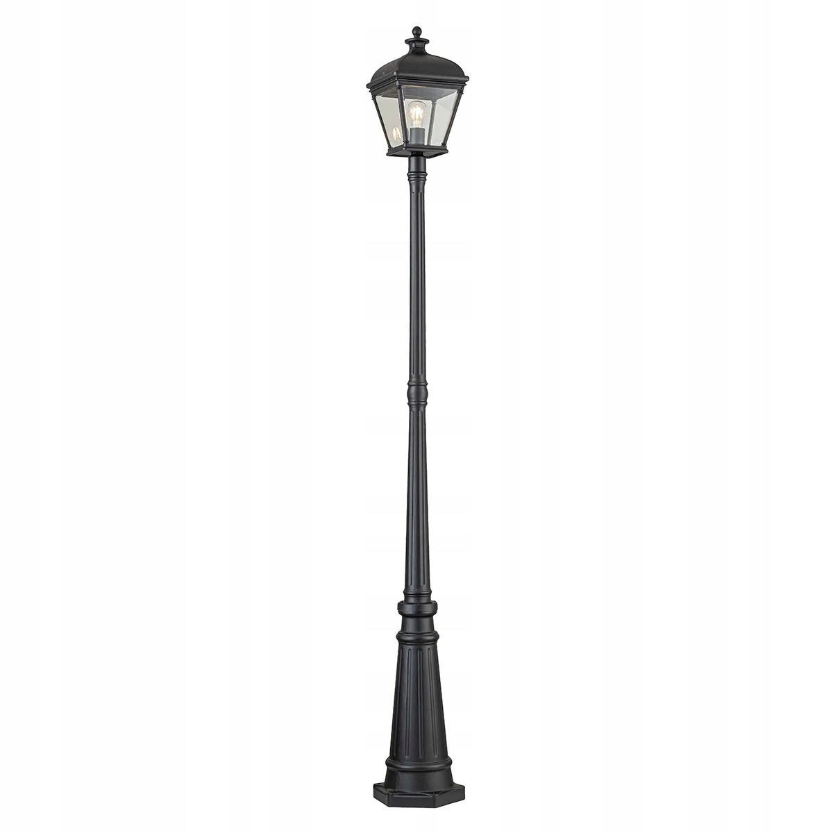 Elstead Bayview Černá lampa 216 cm E27 60W IP44 hliníková