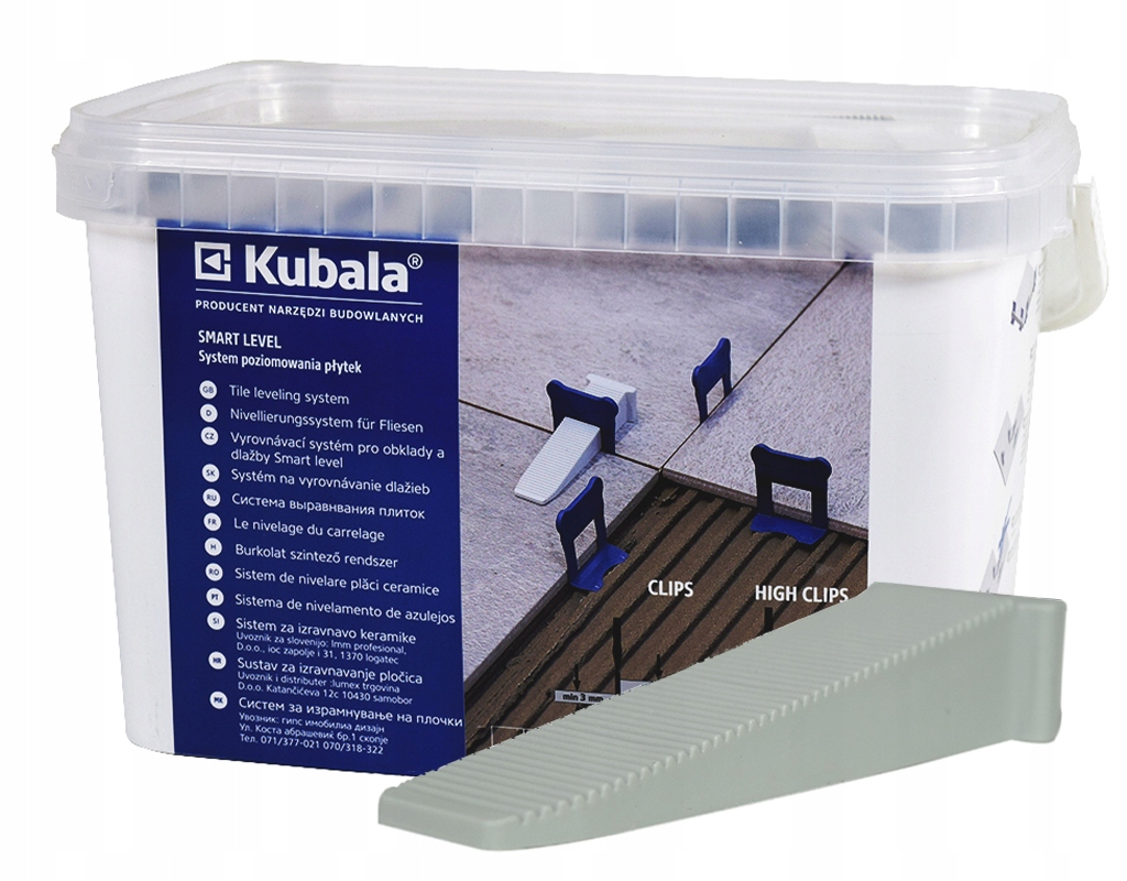 

Kubala Smart Level Kliny Poz Wiaderko 100SZT 1896