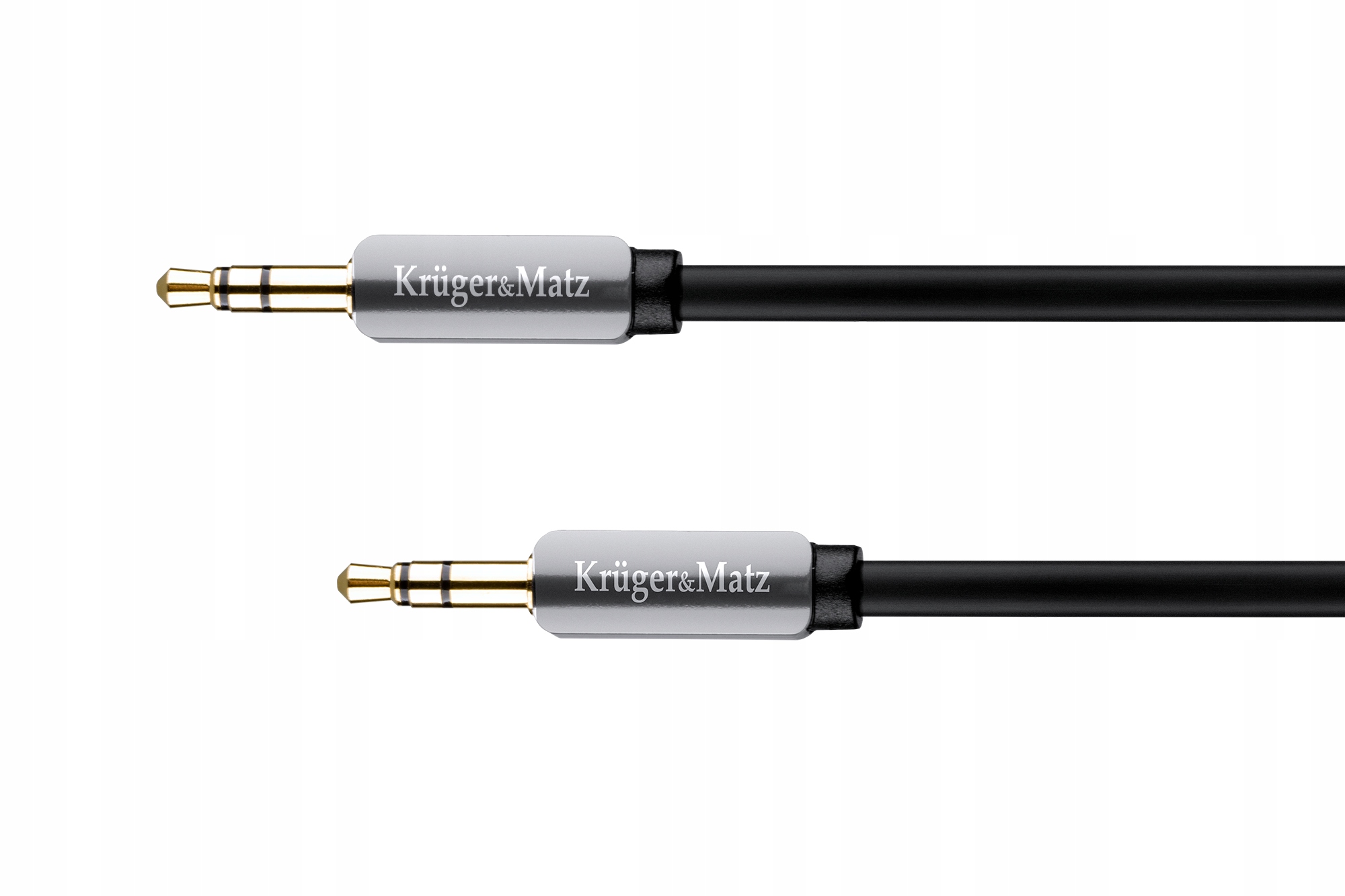 Kabel stereo jack 3. 5 wtyk wtyk 1. 5m Kruger&Matz kabel sprężynka