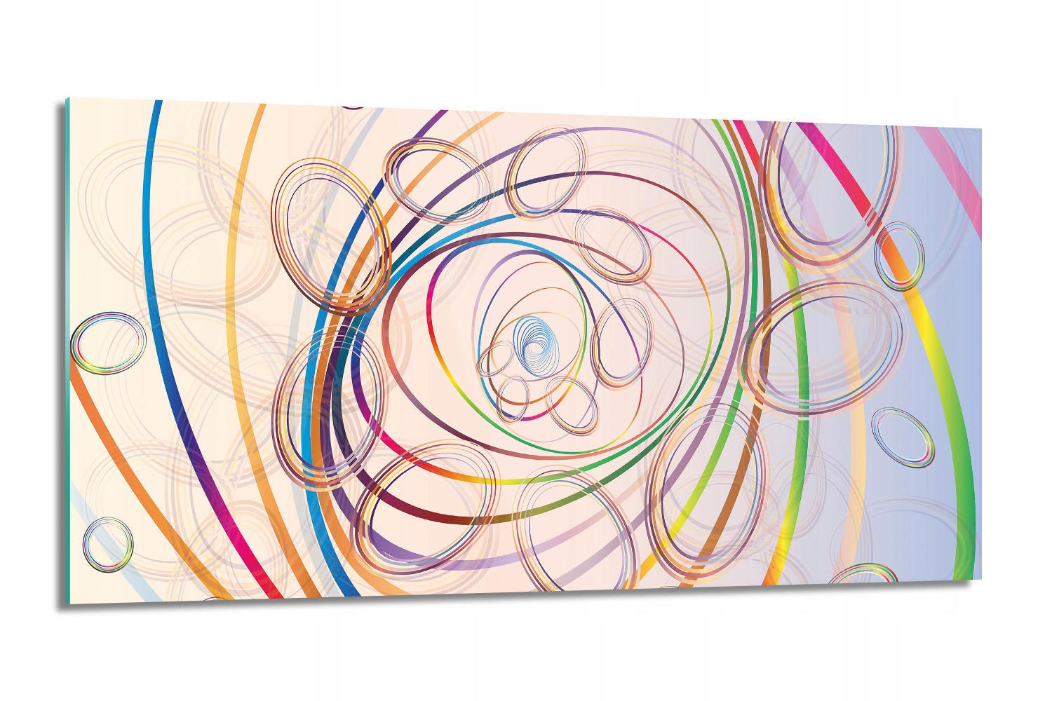 moderný kuchynský panel Kolesá abstrakcia 100x50