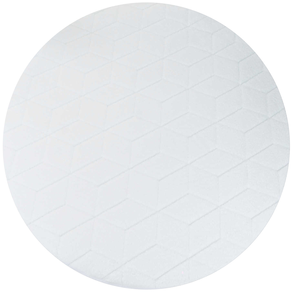 Koberec Strado kulatý Rabbit 3D plyšový, měkký jako králík, protiskluzový