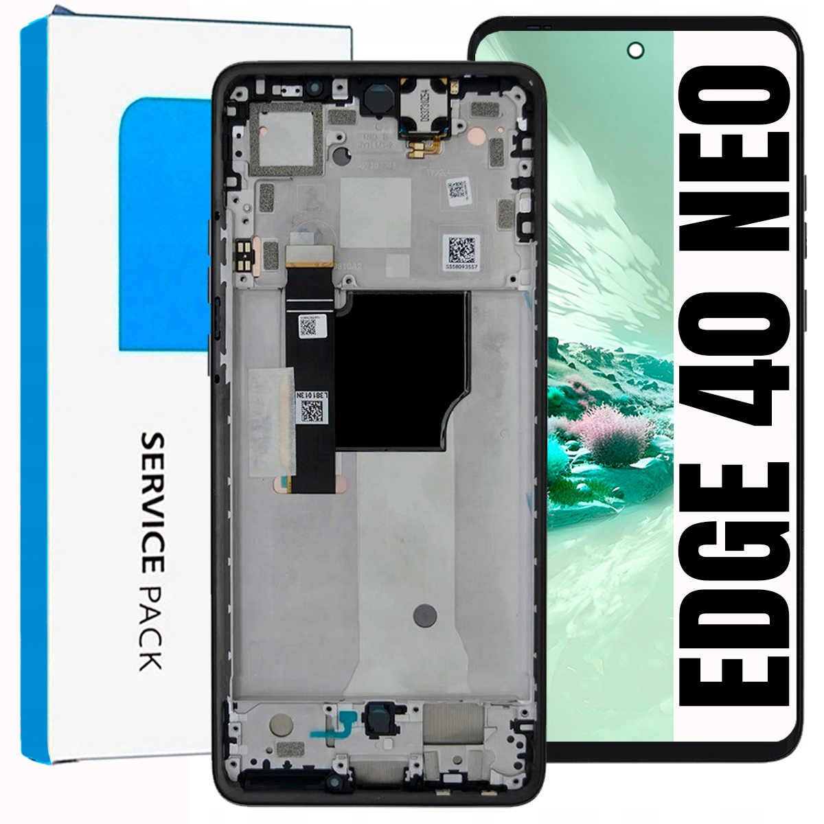 Displej Pro Motorola Edge 40 Neo Originální Obrazovka Rámeček