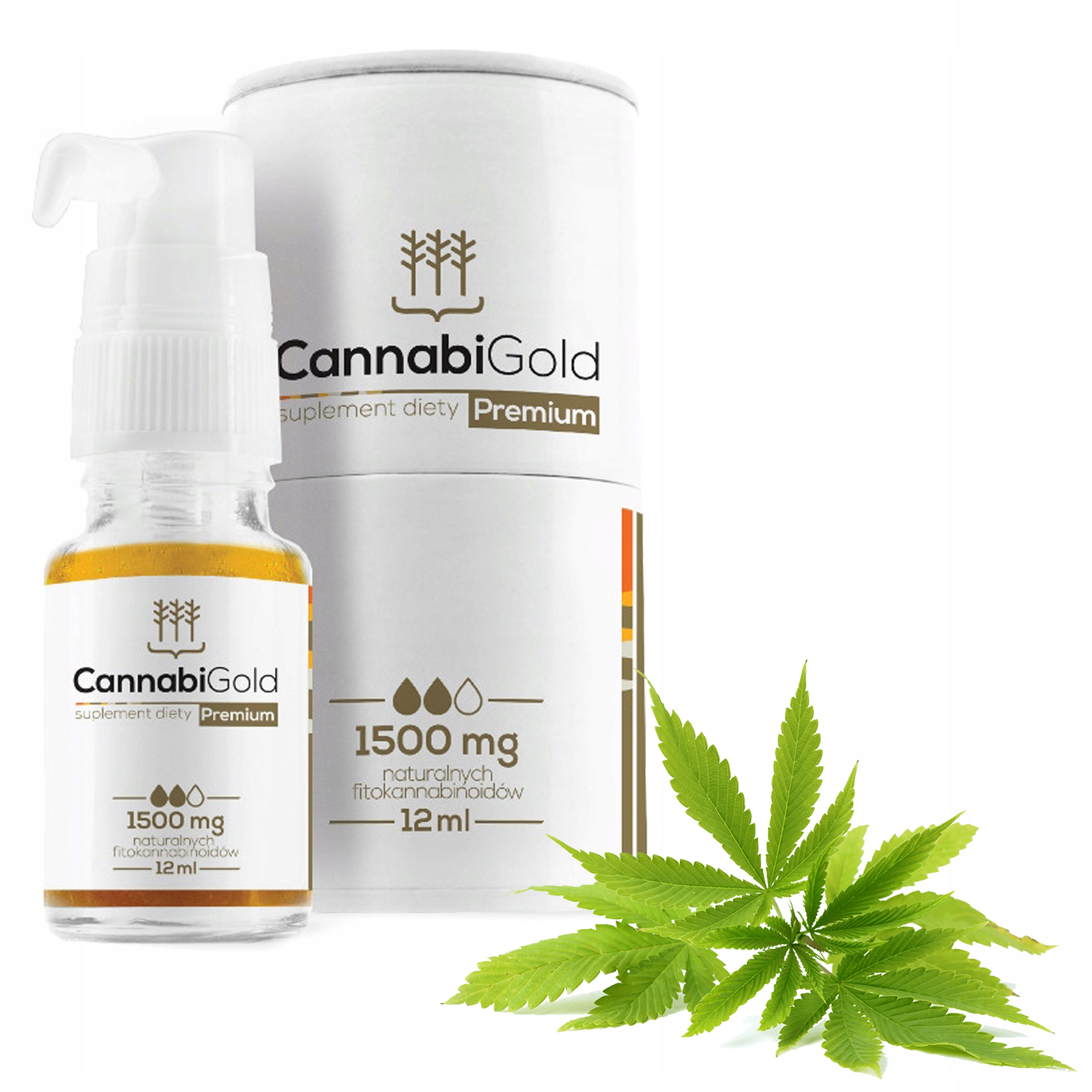

Cannabi Gold Cbd 1500mg Olejek Premium 12mlKONOPIA