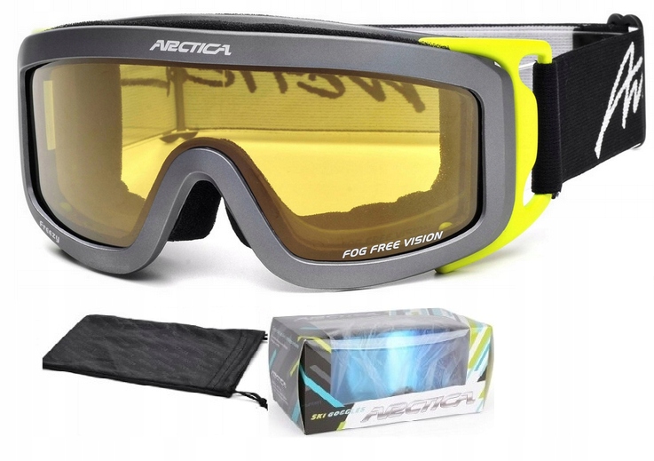 GOGLE DZIECIĘCE NARCIARSKIE ARCTICA G-1001 JR ROZJAŚNIAJĄCE ANTIFOG S1