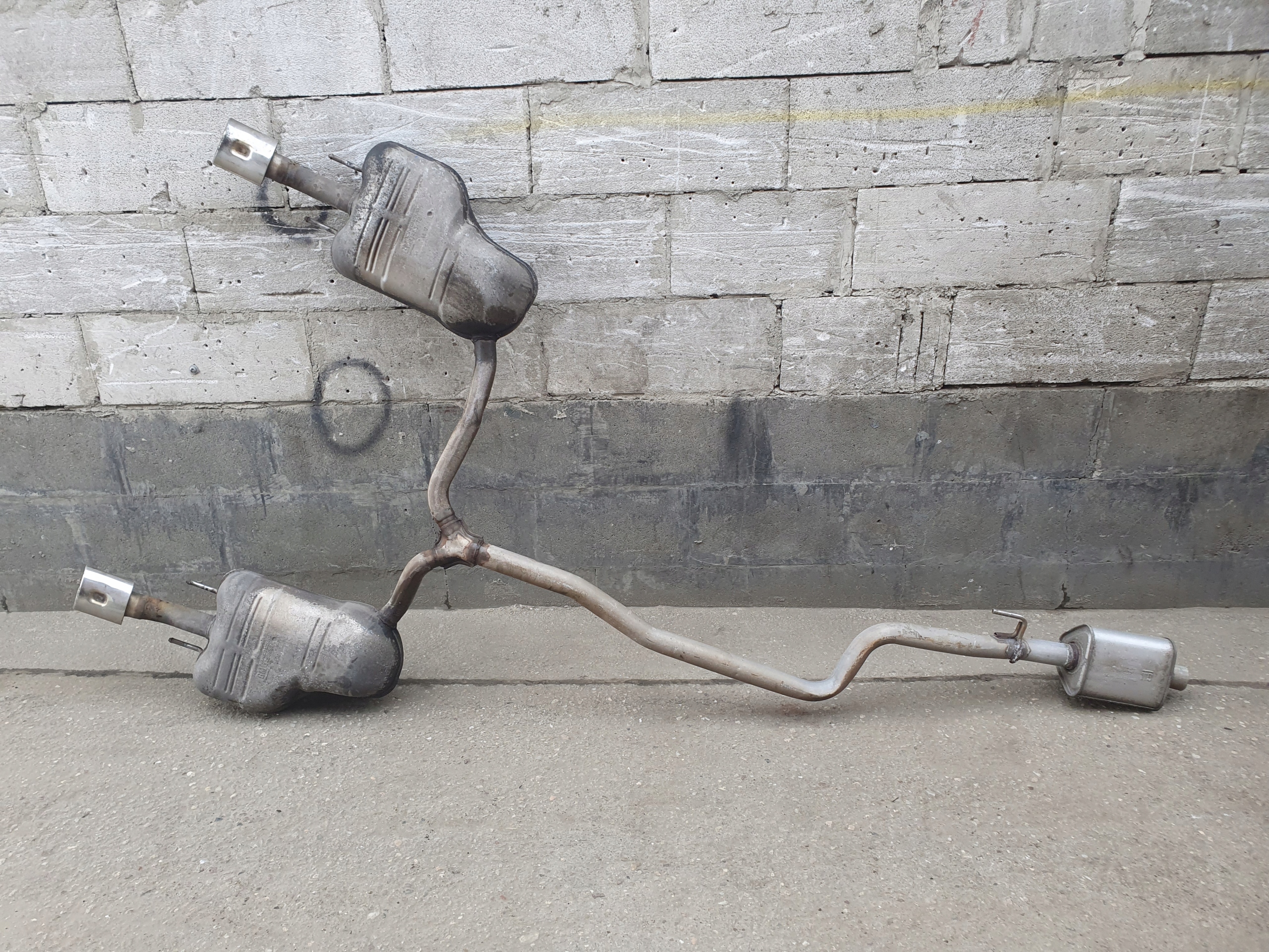 OPEL ASTRA K УНИВЕРСАЛ ГЛУШИТЕЛЬ ДВОЙНОЙ 1.6 T