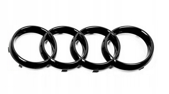 

Emblemat Znaczek Czarny Audi A4 5 B9.5 Przód 248mm