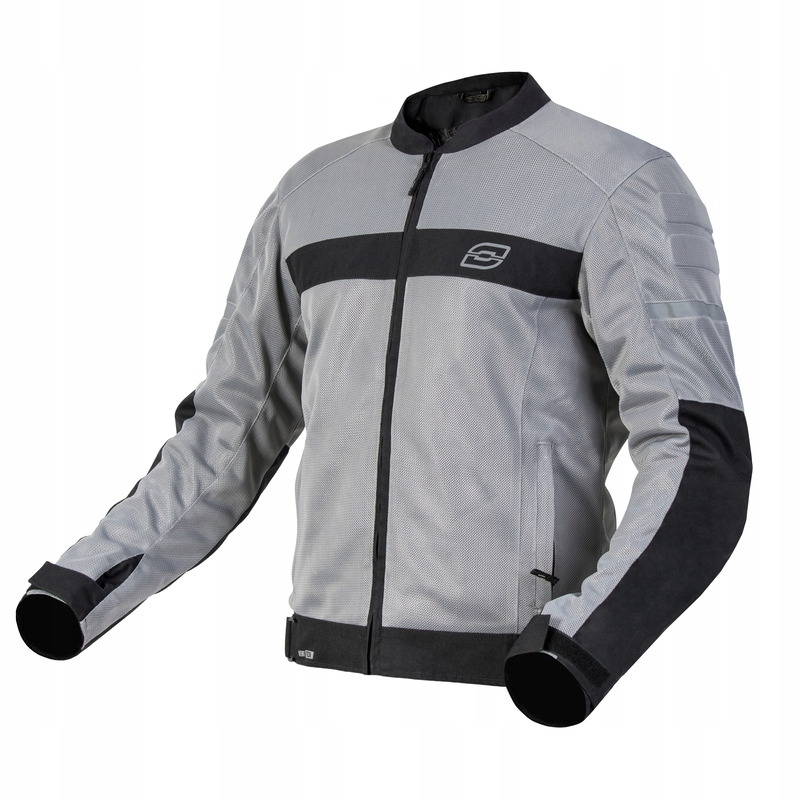 Textilná motocyklová bunda Ozone Dart Silver/Black XL