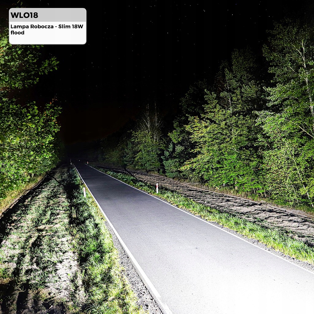 LAMPA ROBOCZA SLIM LED OSRAM M-TECH 18W 10-30V Zastosowanie oświetlenie otoczenia oświetlenie podłoża