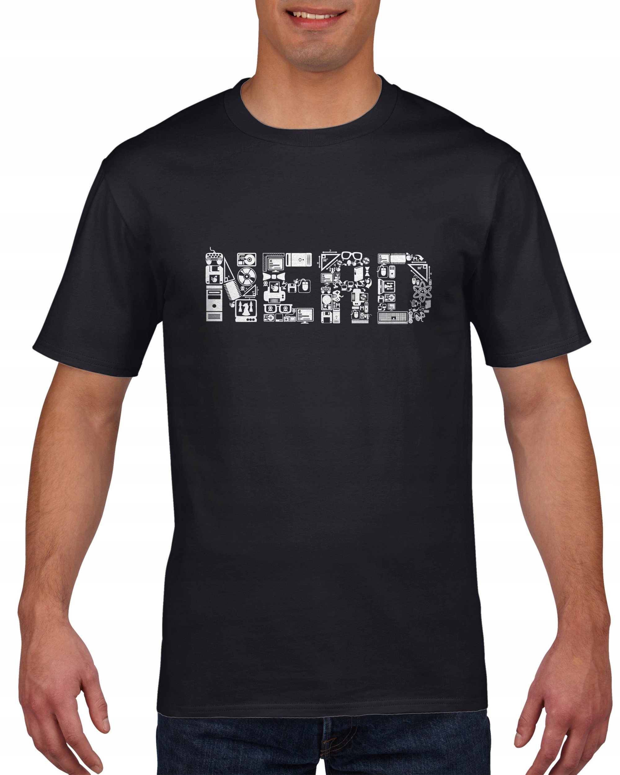 

Koszulka męska Nerd Kujon c L