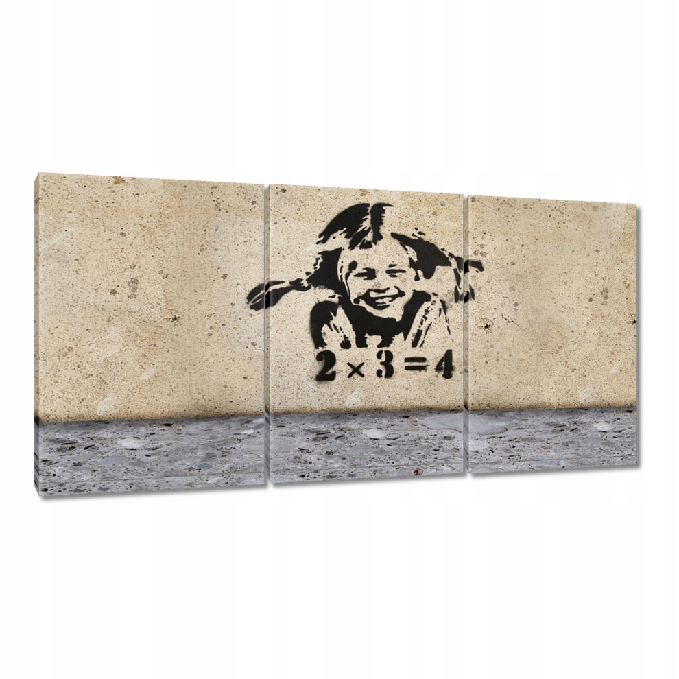 

Obrazy 120x60 Banksy Dziewczynka Piegi