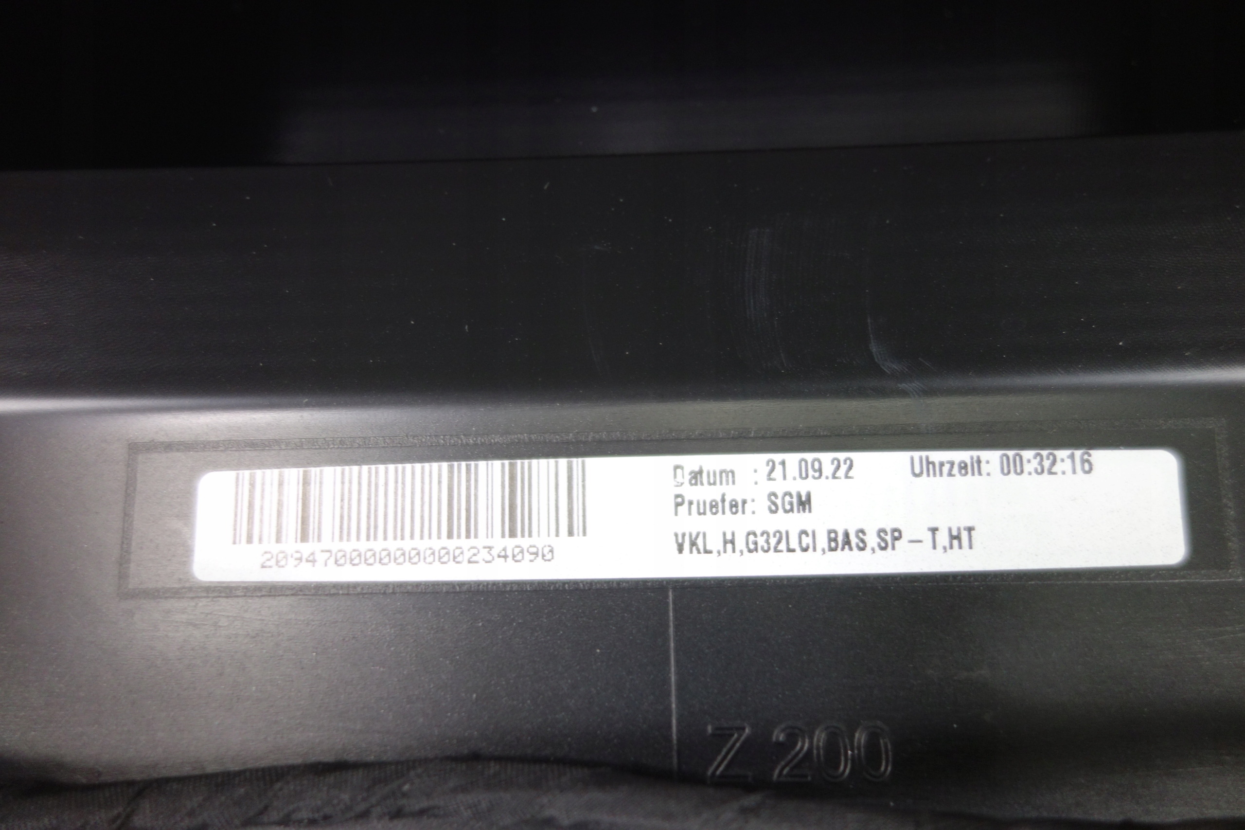 bumper rear BMW G32 LCI 4xPDC 475