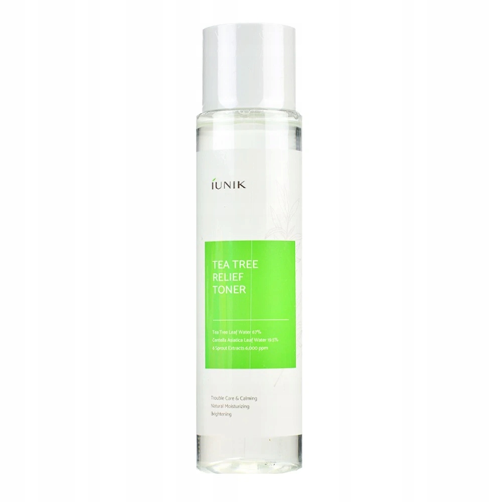 Iunik Tea Tree Relief Toner pleťové tonikum s vodou z Tea Tree