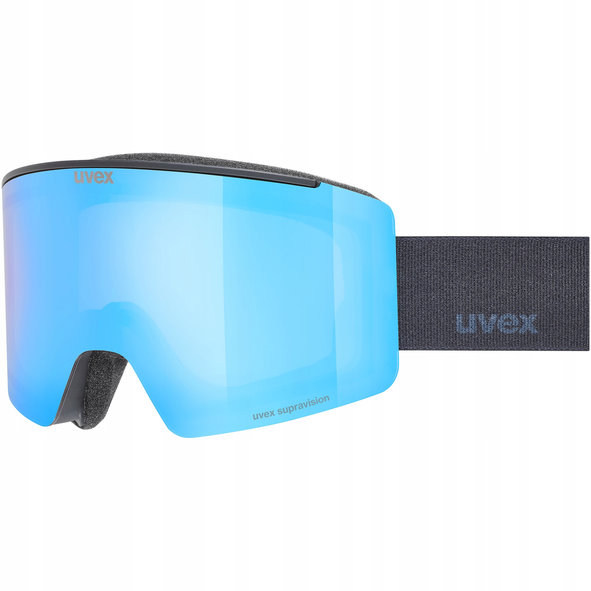 Gogle narciarskie Uvex Ignite Fm (black matt) mirror blue (S2)