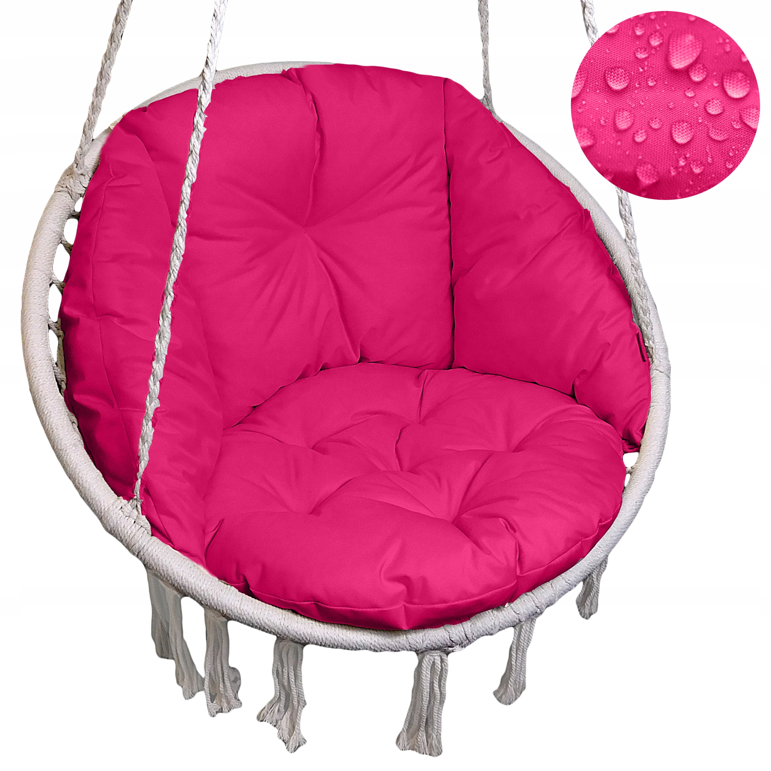 Polštář Na Houpačku Bocianie Hnízdo Voděodolný fuchsiový