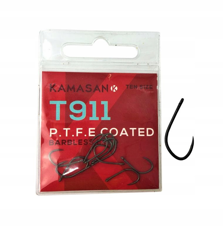 Kamasan Haczyki T911 r.18 Barbless 10szt.