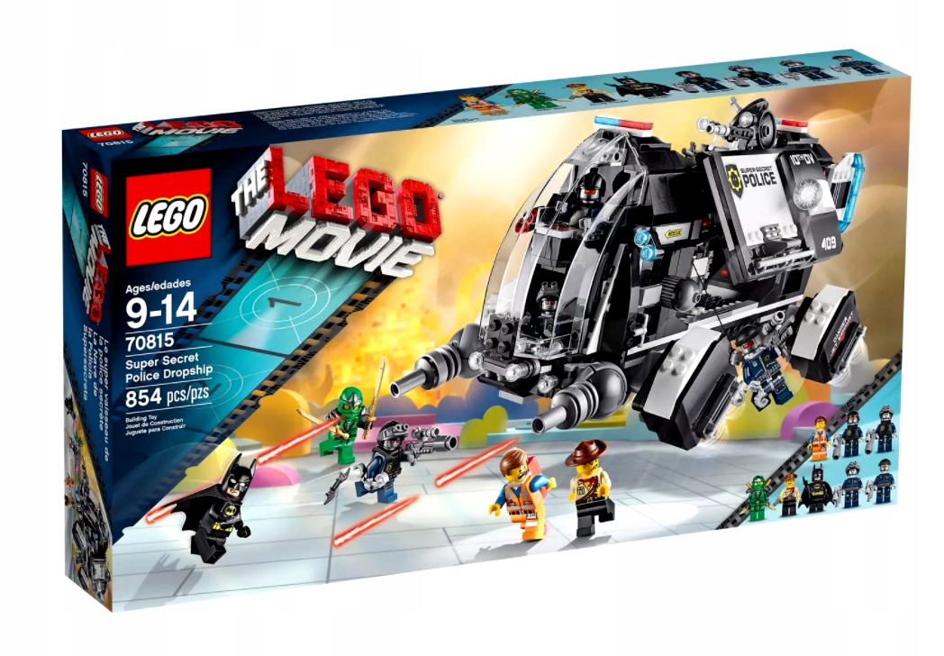 Lego The Movie 70815 statek tajnej policji