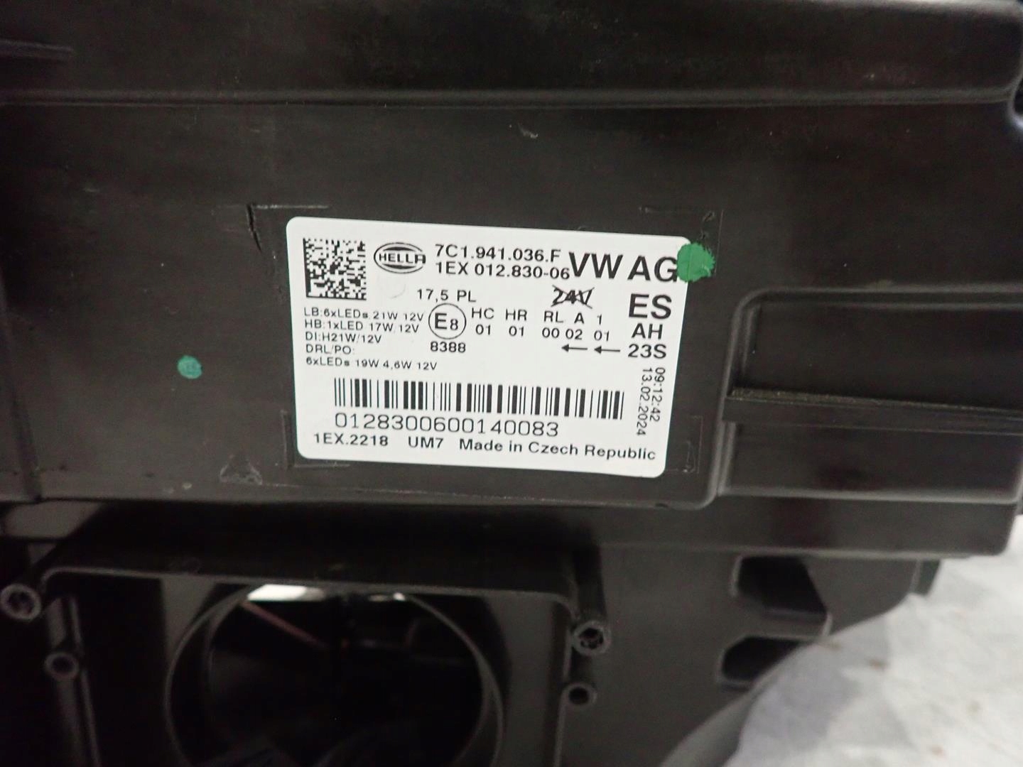 light front right VW CRAFTER II MAN TGE II 2017 FULL LED 7C1941036F