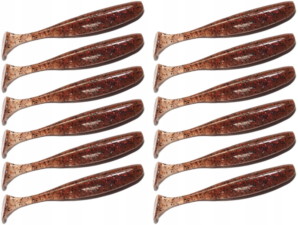Keitech Easy Shiner 2' 5cm Cinnamon Red 203 12szt.