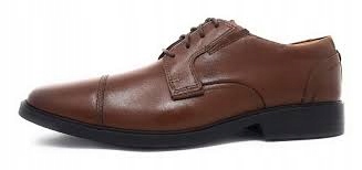 Clarks Męskie Półbuty Wiązane Skórzane 41 1S6A