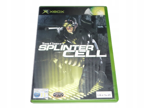 XBOX TOM CLANCY'S SPLINTER CELL GRA KOMPLET MICROSOFT X BOX CLASSIC