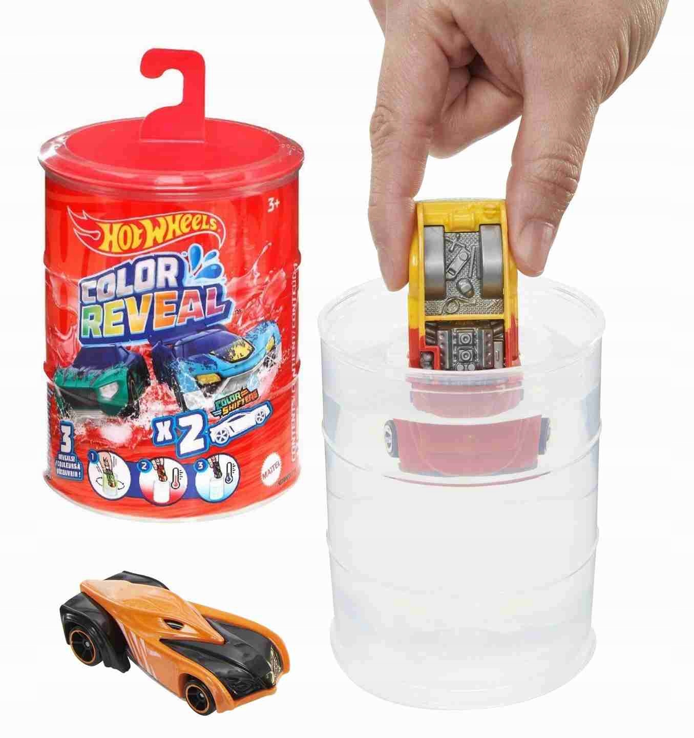 HOT WHEELS COLOR REVEAL COLOR SHIFTERS 2-PAK AUTEK BECZKA 2X POJAZDY