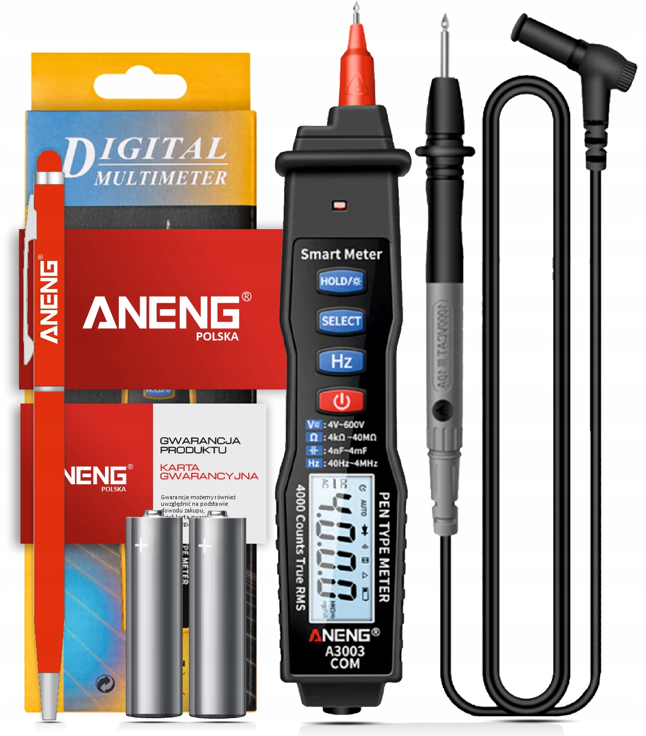 

Uniwersalny Miernik Cyfrowy Ful Smart Pen A3003