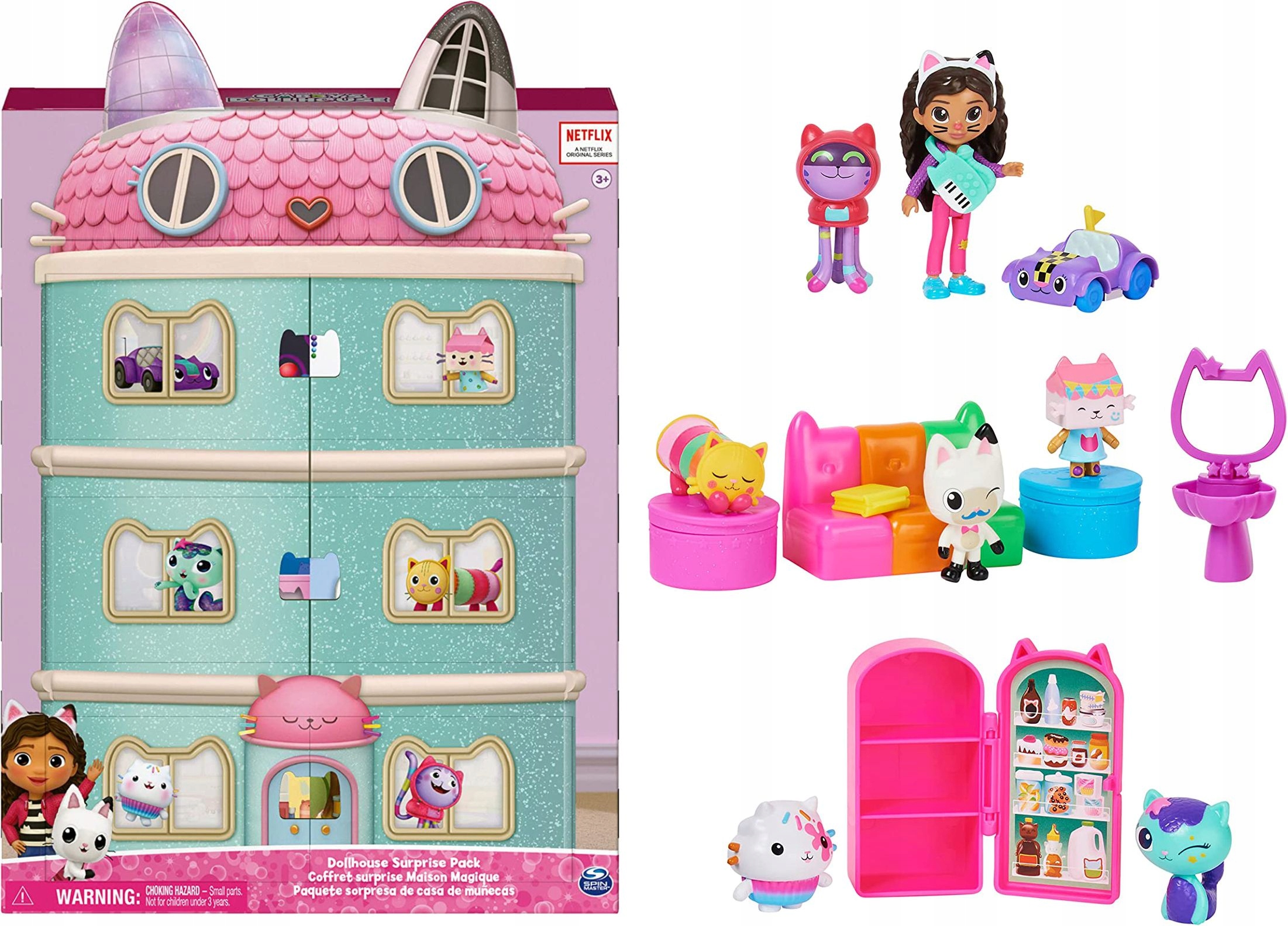 

Gabby's Dollhouse Gabi Koci Domek 15 figurek