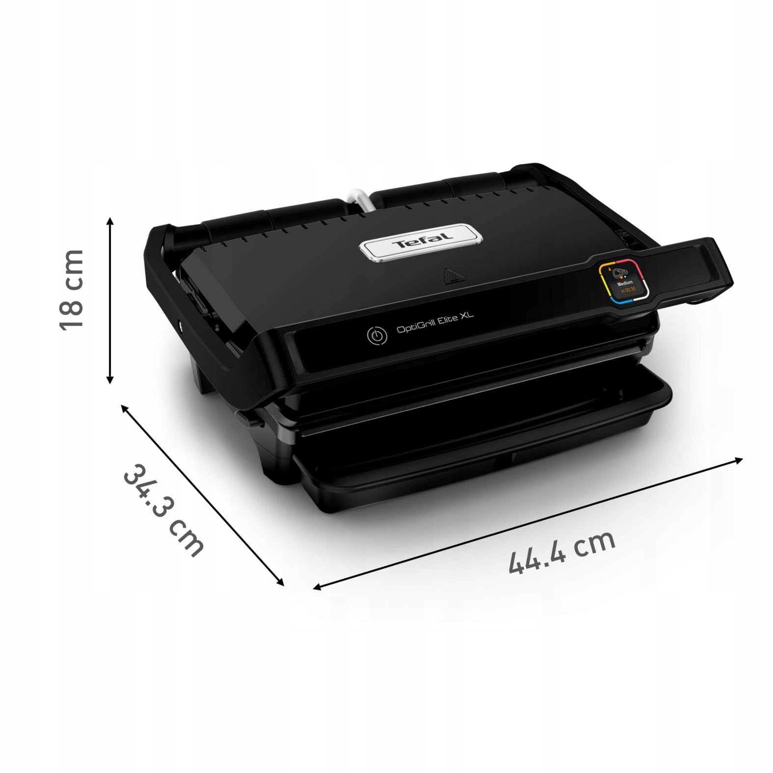 TEFAL OptiGrill Elite XL Grill Kontaktowy 16 Programów Wyświetlacz Cyfrowy — miniatura 9