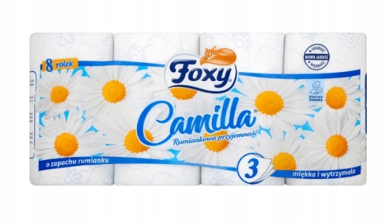 

Foxy, Camilla Papier toaletowy, 8 rolek