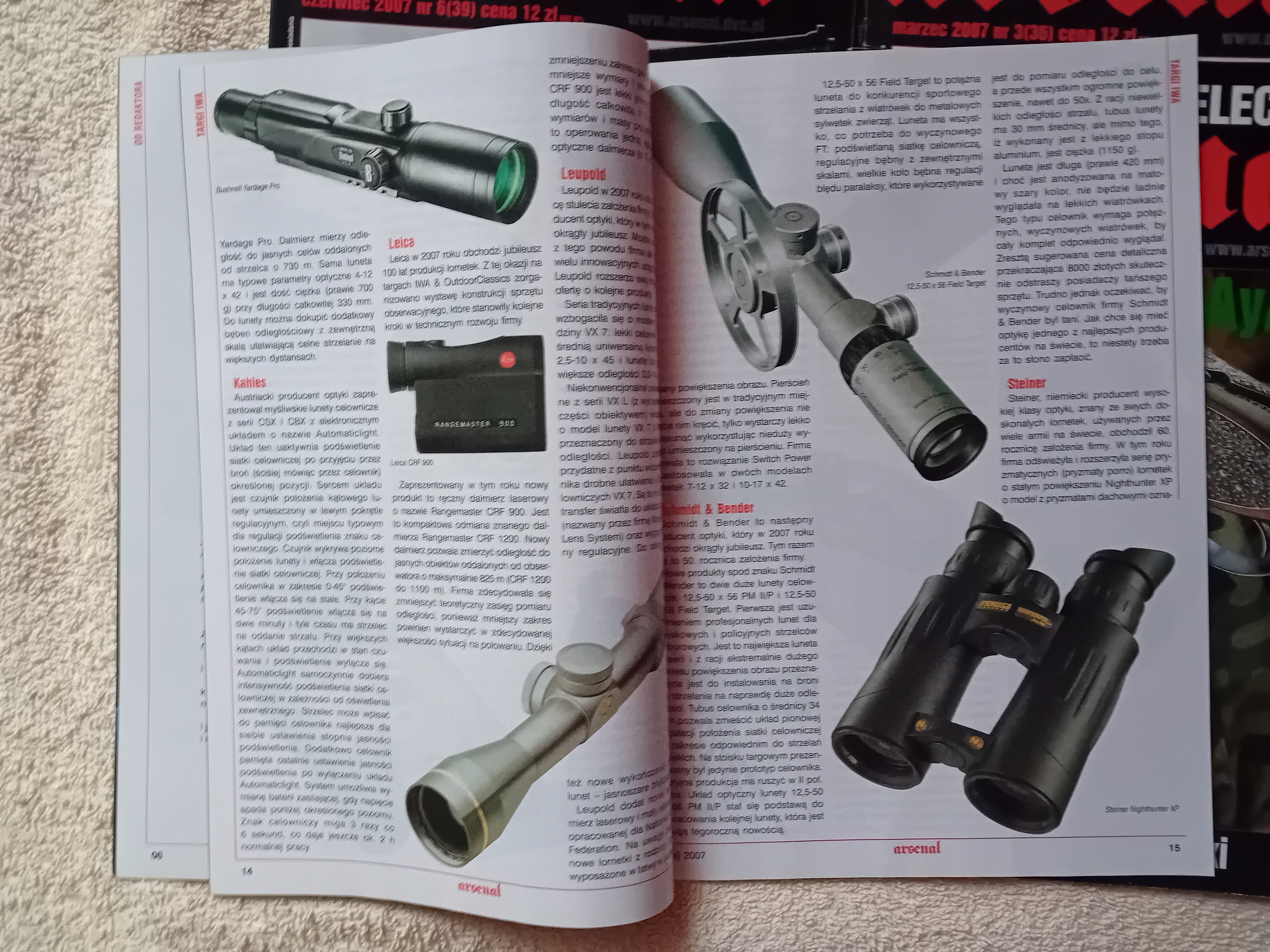 Murator, numery 1,2,3,4 / 2007 r. Język publikacji polski